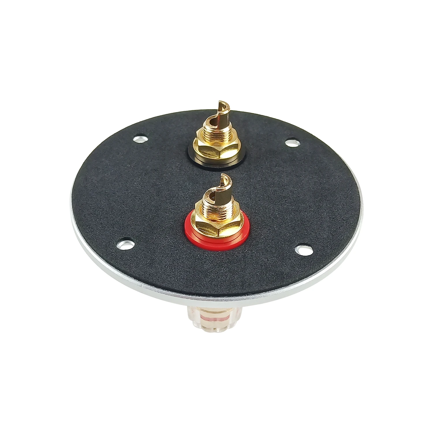 GHXAMP 2-Stezni Zvočniki priključna plošča Čistega Bakra Kristalno Zvočnik Zavezujoče Post 75 mm Krog na stroju Za Avdio Pribor 1PC