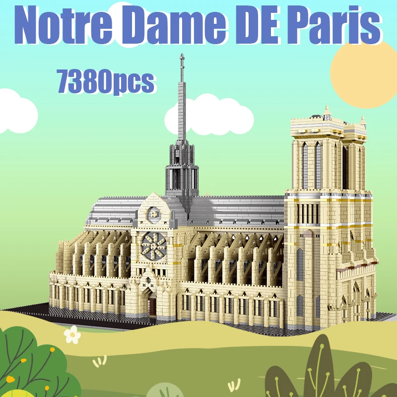 Mini Znana Palača Potala Diamond Arhitekturo Hiše, Gradnjo Blokov, City, Creator Notre Dame De Paris opeke Igrače za Otroke