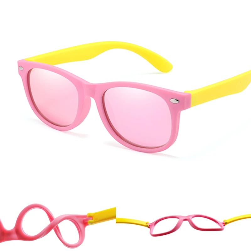 WarBlade Novih Otroci Polarizirana sončna Očala TR90 Fantje Dekleta sončna Očala Silikonska zaščitna Očala Darilo za Otroke, Otroška Očala Gafas