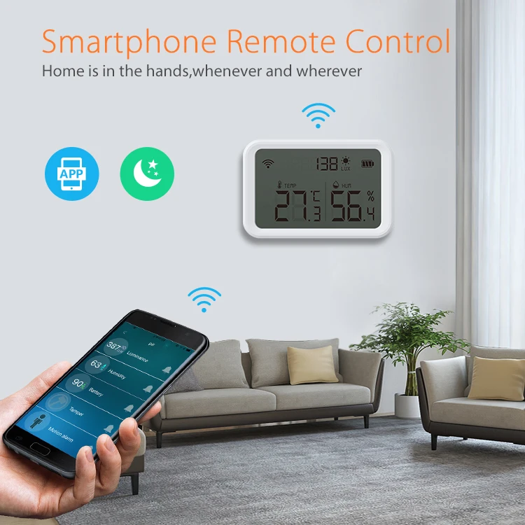 Tuya Smart Zigbee Temperatura Vlažnost Senzor Zaprtih Higrometer Termometer LCD-Zaslon Alexa Google Home Delo z Zigbee Hub