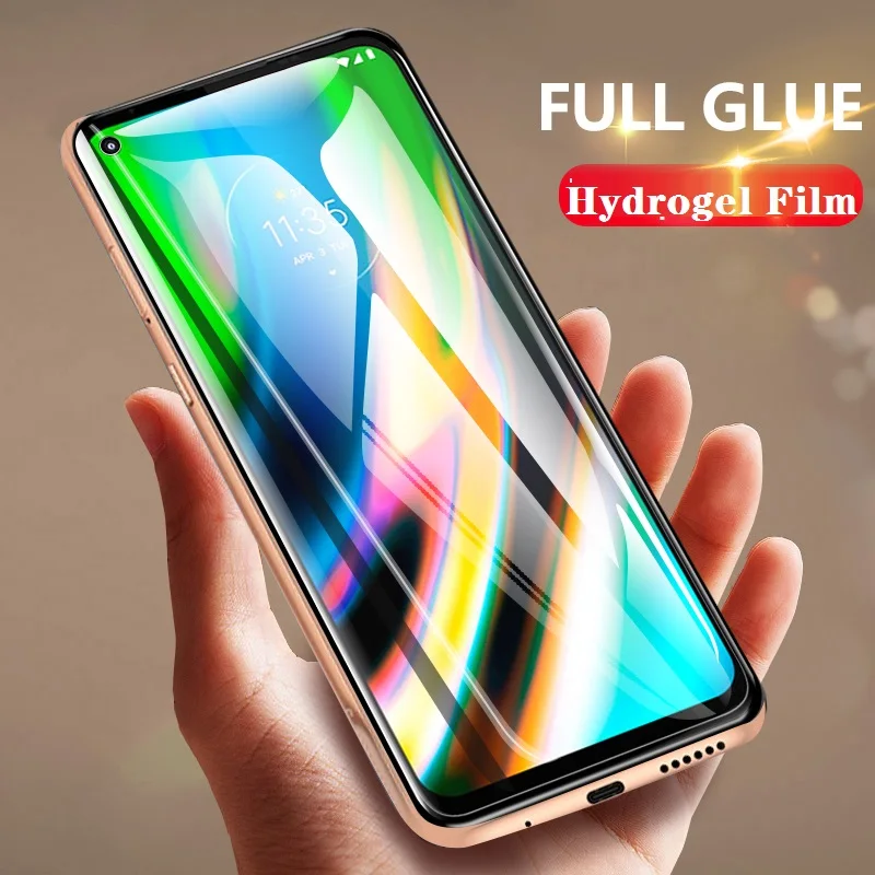 Zaščitni Za Motorola G Pisalo 2020 2021 screen protector polno kritje film za Moto G9 igrajo Plus Hydrogel Film