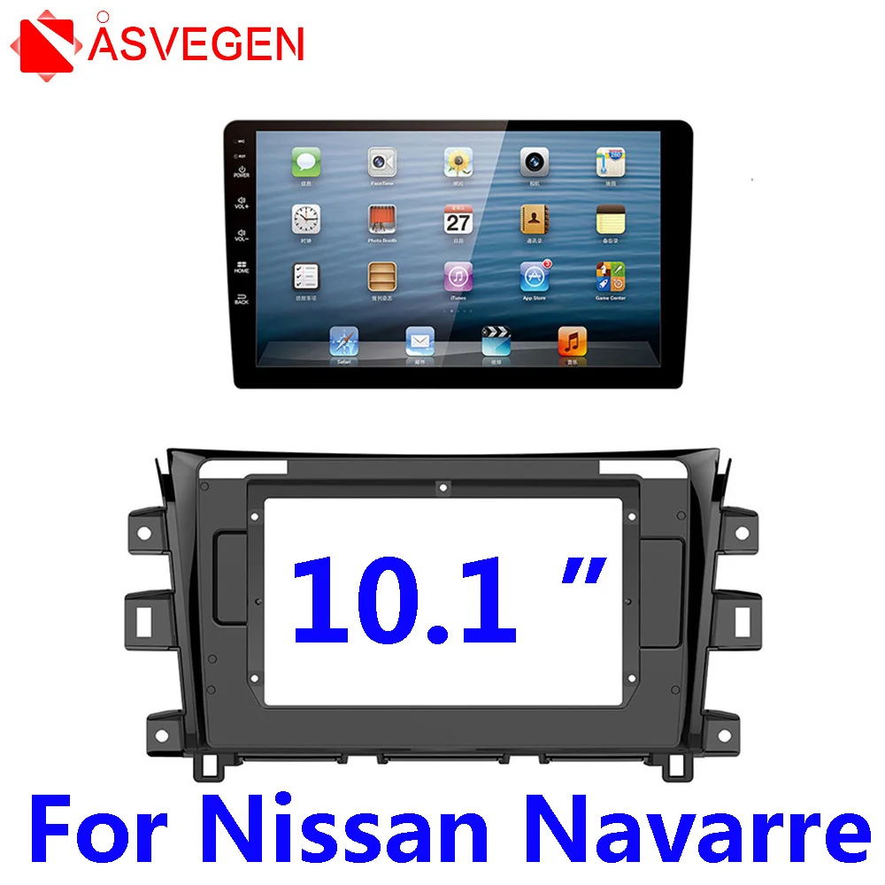 Asvegen Avto DVD Audio Posnetek Vgradnjo Adapter Dash Trim Facia Plošča 10.1 palčni Za Nissan Navare