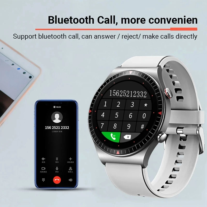 Novo 4G Pomnilnik Glasbe Pametno Gledati Moške Bluetooth Klic TWS Slušalke Poln na Dotik Snemanje Smartwatch Fitnes Zapestnica Za IOS Android