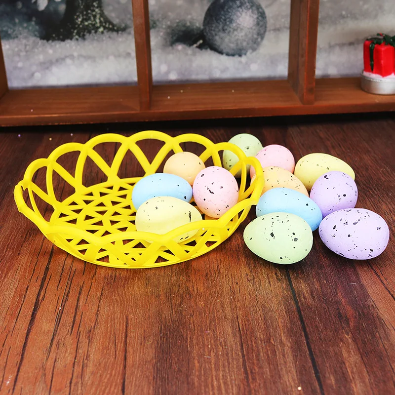 30pcs Velikonočno jajce penasto okraski, igrače, hrano Velikonočno dekoracijo DIY barve Velikonočni ponaredek jajce dekoracijo jajce tree okraski