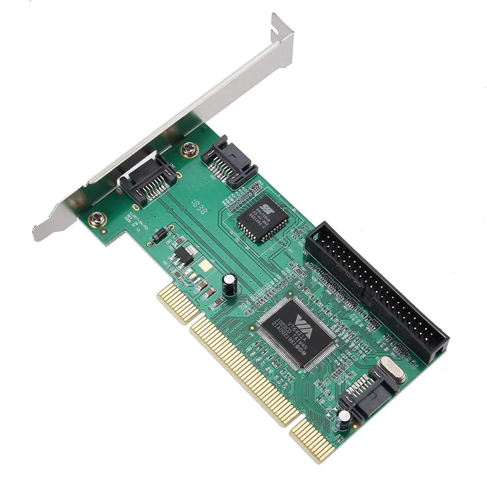 PCI 3 Vrata SATA + IDE Kombinirani Krmilnik Sim Adapter Pretvornik VIA6421 Čip HDD AC388 VDX99