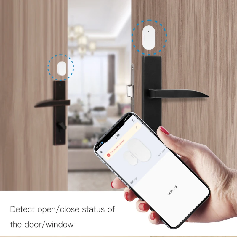 Pametna Vrata senzorski Senzor Tuya Smart Življenje APP Remote Monitor Stanja Home Security Zaščita Deluje s Tuya ZigBee Prehod
