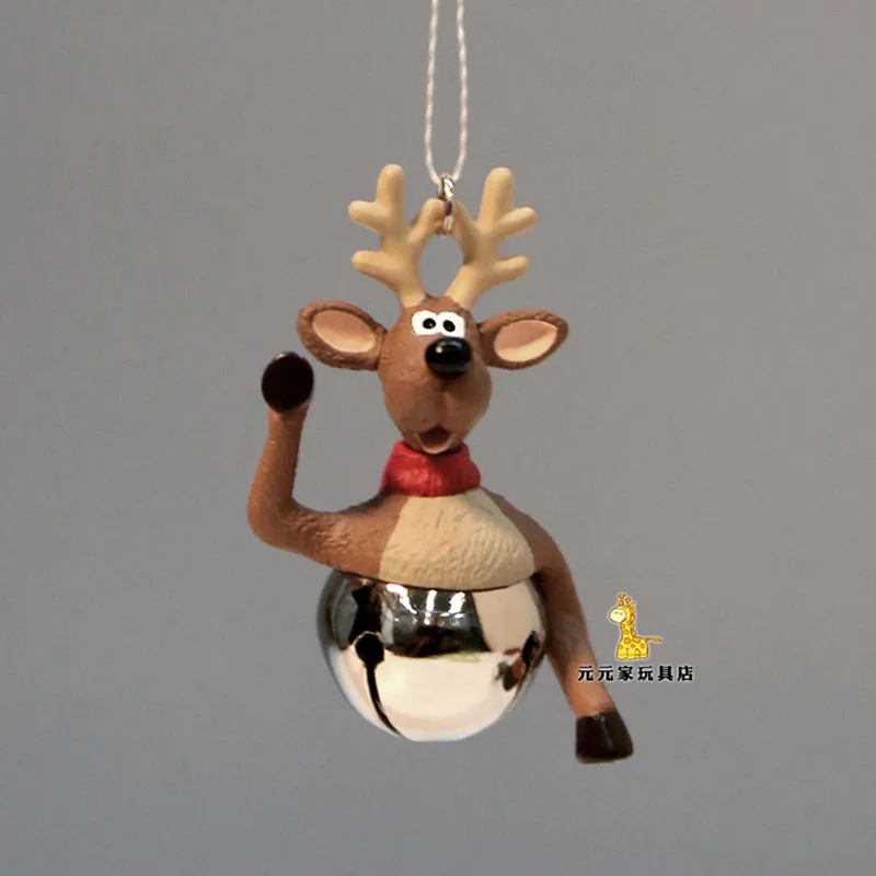 1PCS Horman je lepe Božično Drevo Obesek Mini Bell elk scene ornament obrt dekoracijo zbirka spominkov