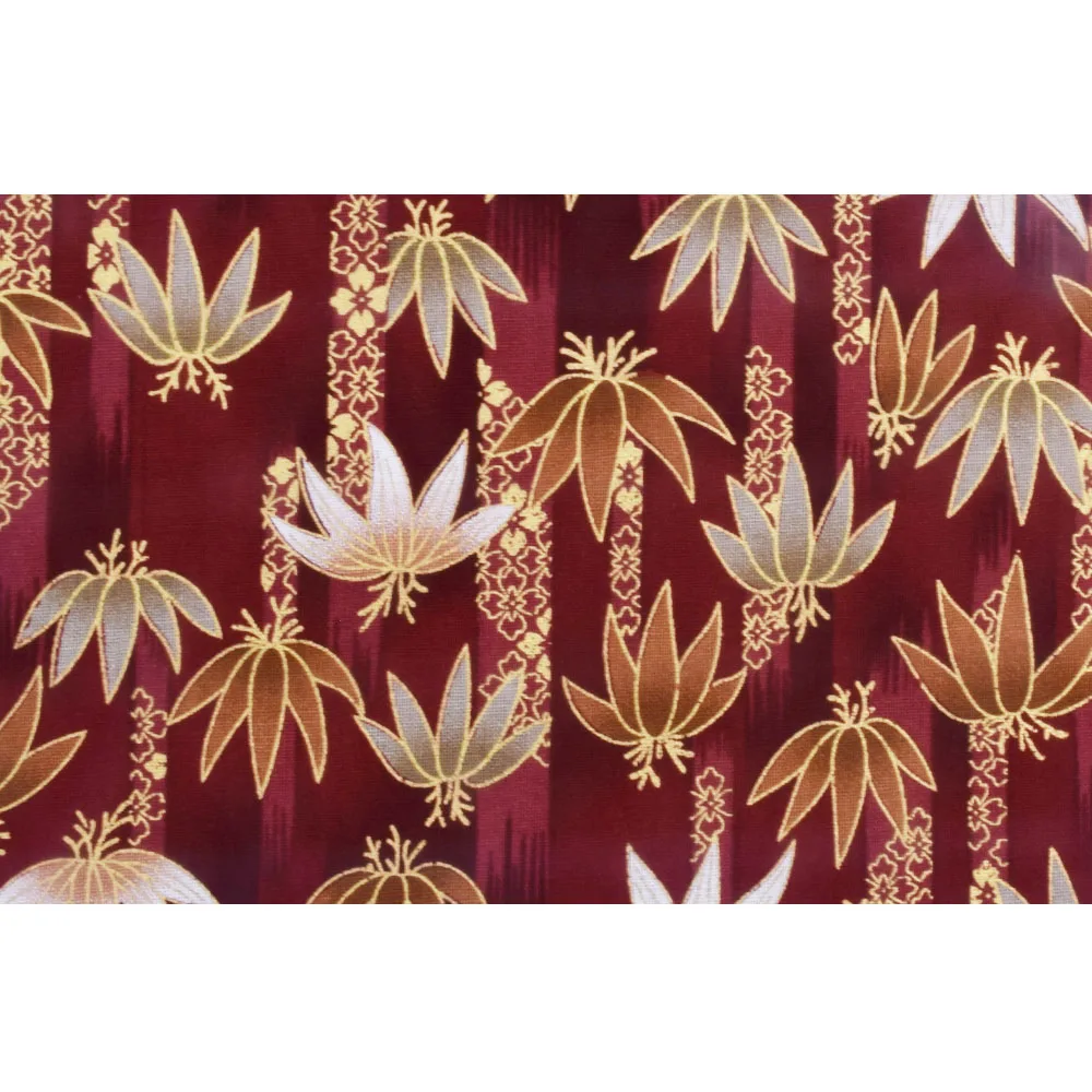Japonski Slog Bambusa Krpo Porjavelost Tiskane Bombažne Tkanine Za Šivanje Kimono, Retro Stil Tkanine, Izdelava Lutke & Material Vrečke