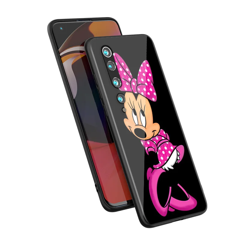 Strip Disney Mickey Minne za Xiaomi Mi 11 10T 10i Opomba 10 9 8 9T CC9 E Lite Pro SEBI Ultra Black Primeru Telefon