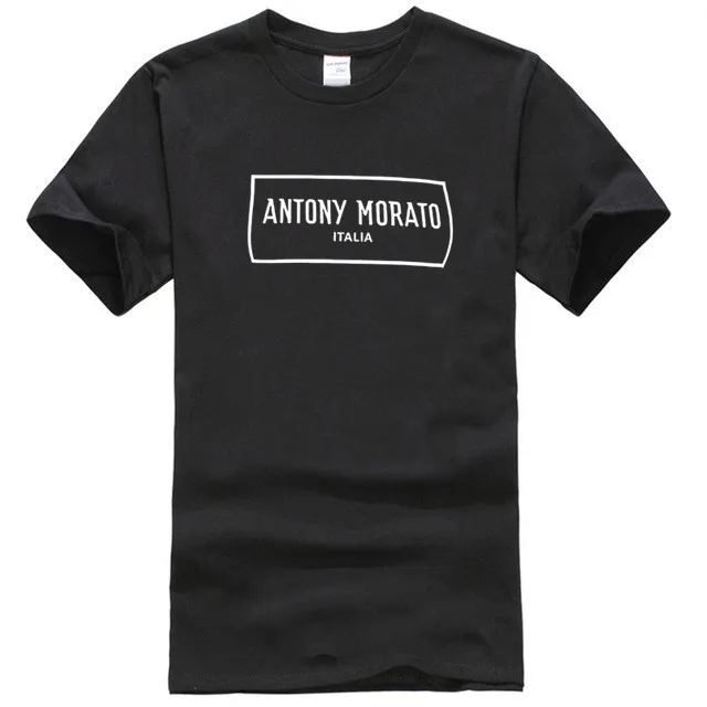 Mens Antony Morato Sem Polje Logotip Black T-Shirt RRP