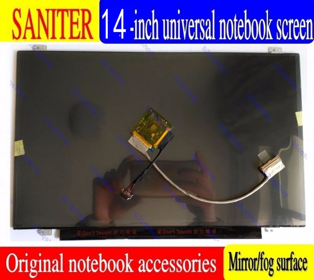 SANITER Uporablja za Lenovo T420 T430 zaslon visok rezultat B140HAN01.1 B140HAN01.2 N140HCE-GP2 IPS 1920 * 1080 HD Prenosni računalnik, LCD Zaslon