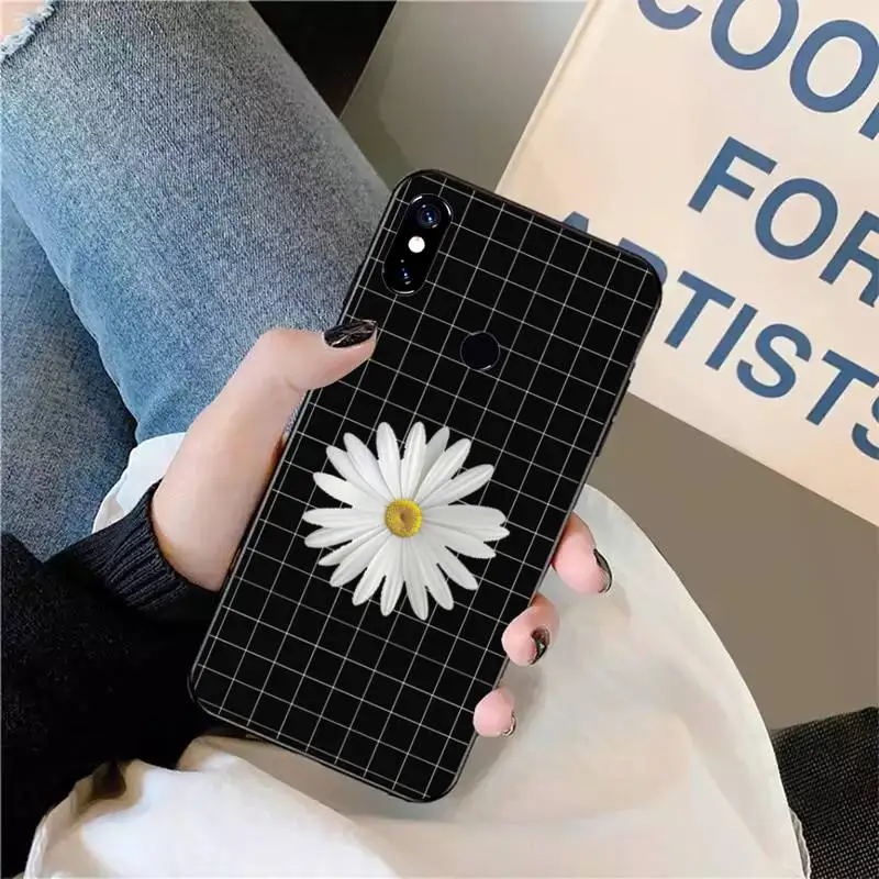 Daisy cvet Estetiko, umetnost Primeru Telefon Za Xiaomi Redmi opomba 7 8 9 t max3 s 10 pro lite visoke kakovosti pokrov