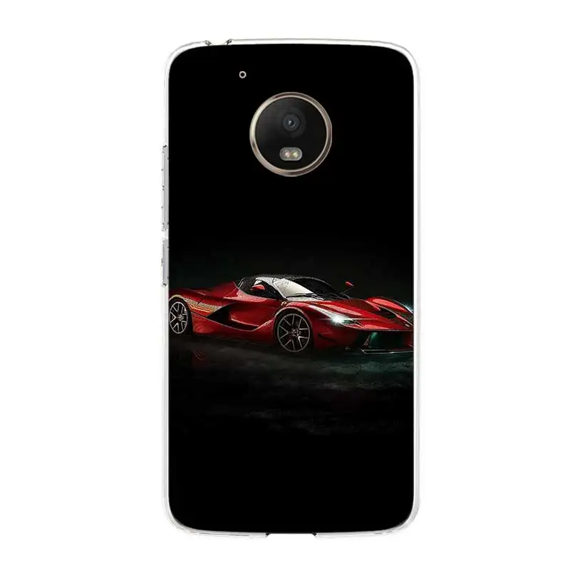 Super športni avtomobil Primeru Za Motorola Moto G8 G9 Moč G7 E5 Igrajo G5 G6 G5S Plus Pregleden Telefon Coque