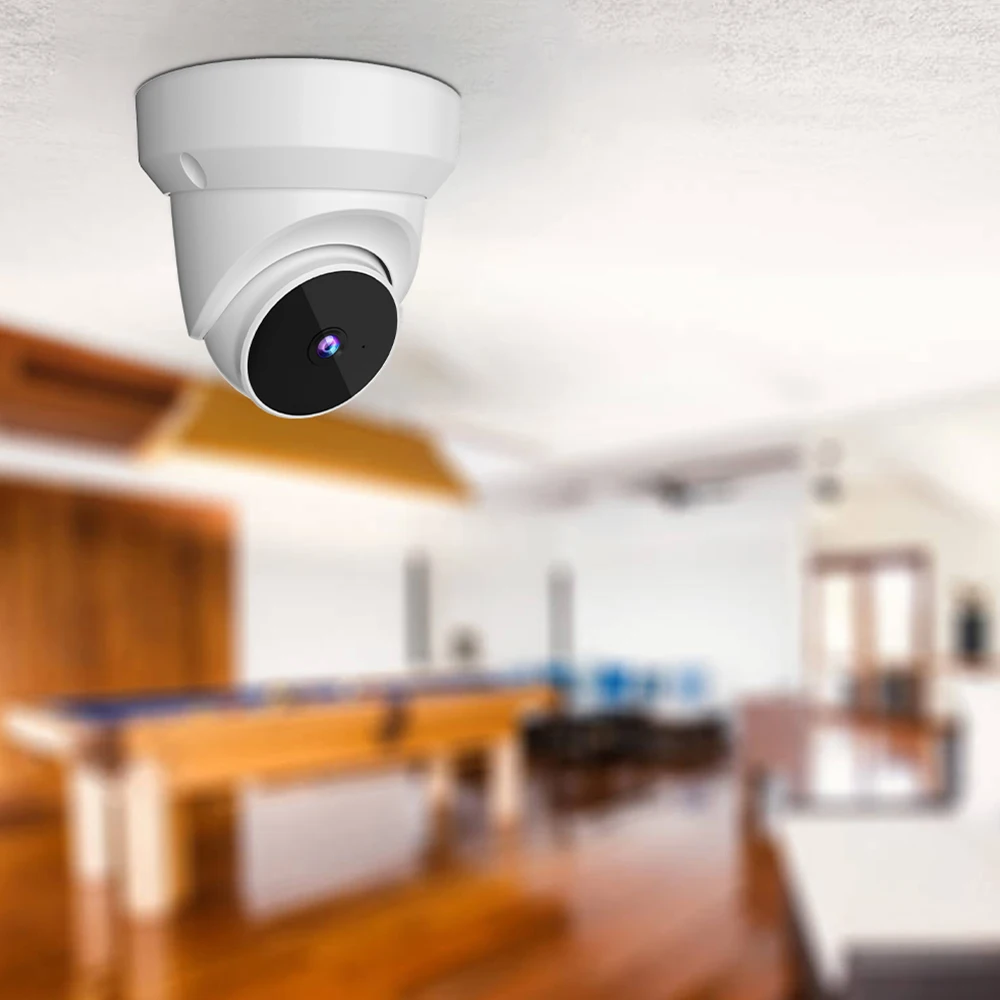 Xiaovv Q1 WIFI IP Kamera 1080P dvosmerni Avdio Nadzor Dome Sistem za Zaznavanje Gibanja, Nočno gledanje Doma CCTV Baby Monitor V380