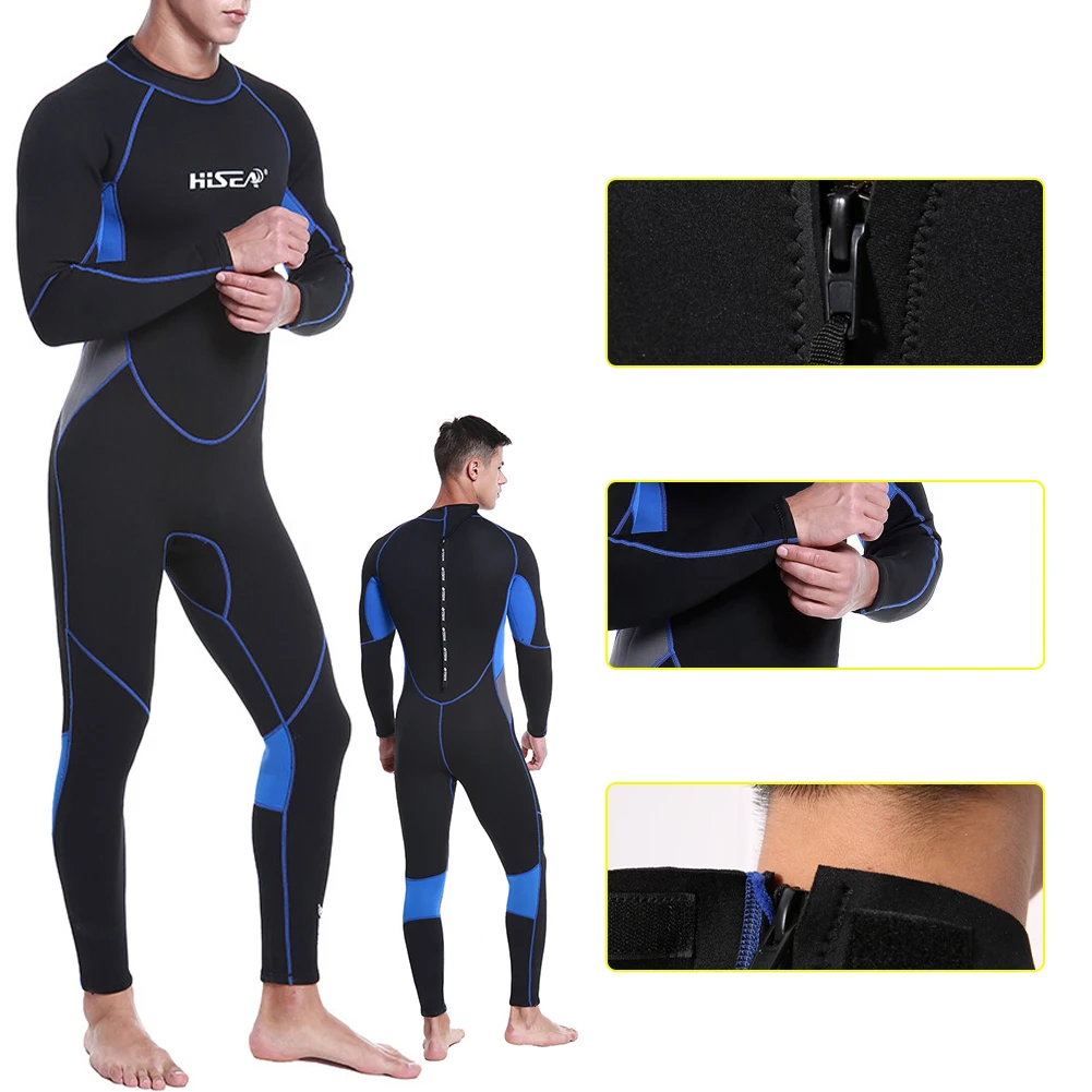 Vrhunska Neoprena 3mm Unisex mokra Obleka za Celotno Telo, Potapljaške obleke Nazaj Zadrgo Obleka za Potapljanje, Potapljanje, Surfanje Za Pare CSV