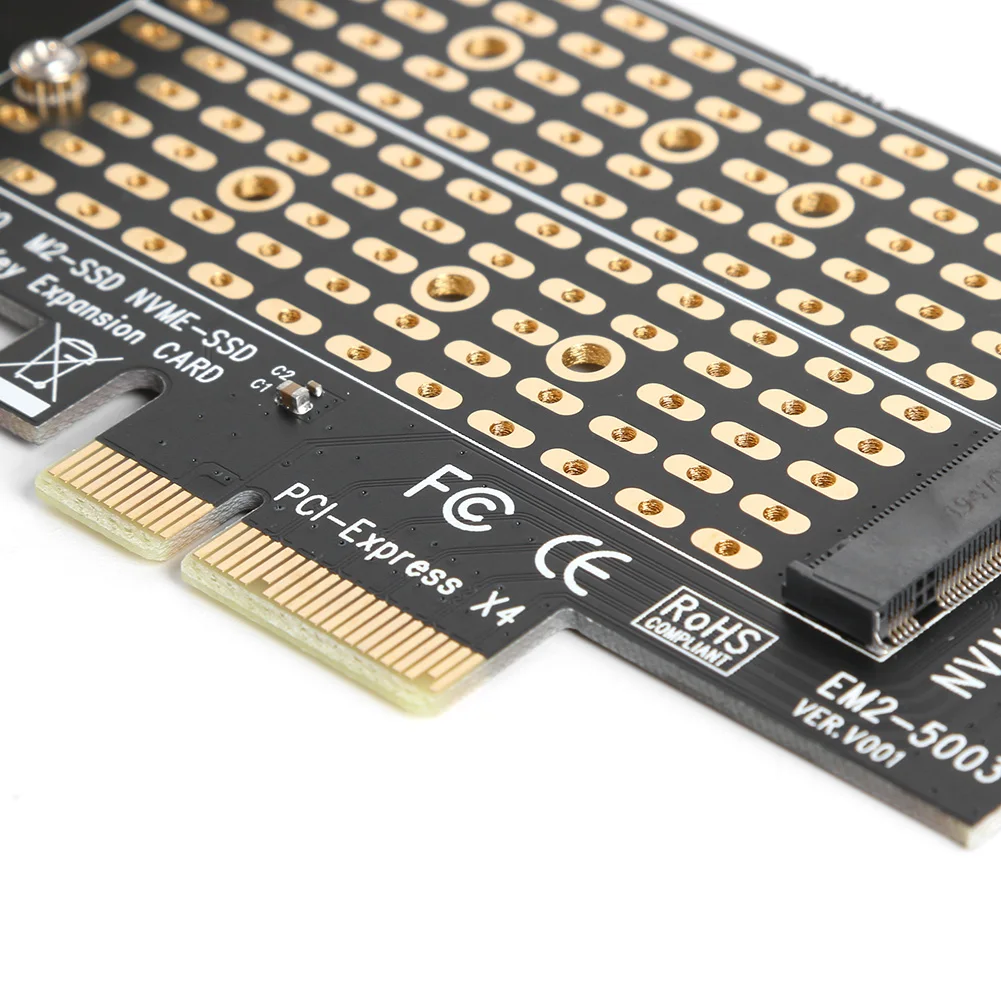 ALLOYSEED M. 2 NVME Dodajte Na Kartico PCIE za M2/M. 2 Adapter za SATA NGFF PCIe NVMe M, Tipke B Tipka M+B Tipka SSD da PCI-E 3.0 X4 Širitev Kartico