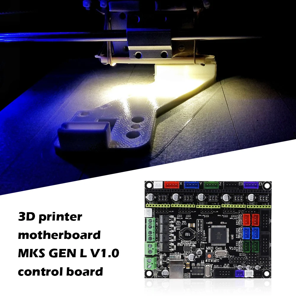 3D Tiskalnik Mainboard MKS, GEN-L V1.0 Integrirani Nadzor PCB Board Ultra Izklop Nadgradnjo Matično ploščo za Ramps1.4 Jadrovnica