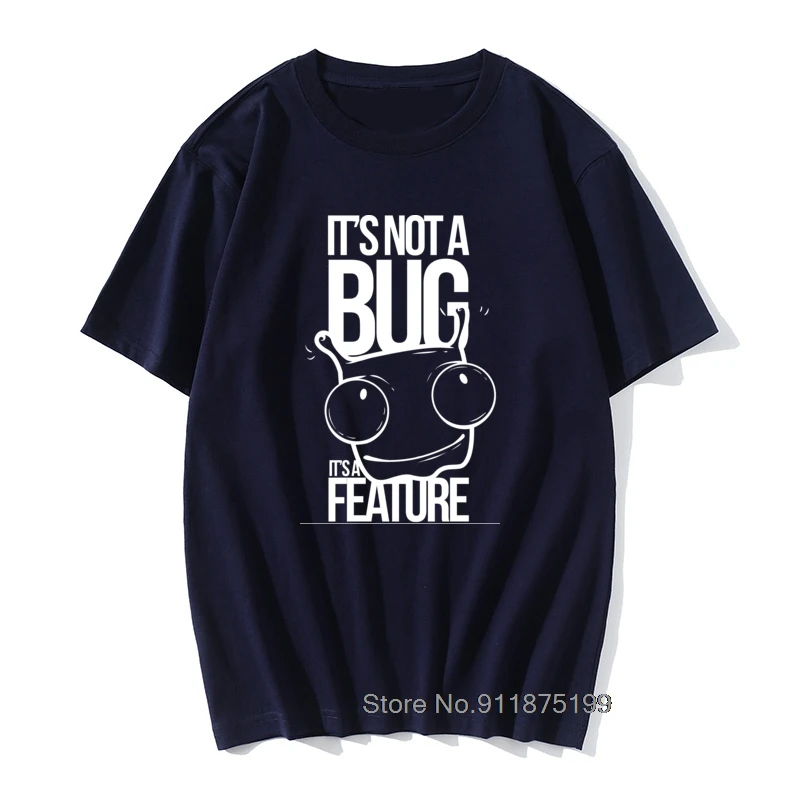 Ne gre za Napako, To je Funkcija Grafični T Shirt Smešno in Zabavno Darilo Za Moške Oče, Oče, Mož, Fant Programer Bombaža T-Shirt