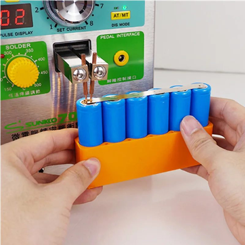 18650 litij-ionska baterija točkovno varjenje stalnica Varjenje določitvi stalnica 4 ,6 izbirni Niklja stanja določitev stalnica