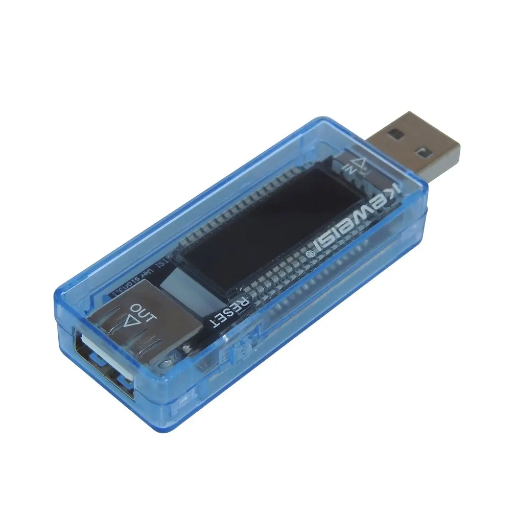 Mini Prenosni 0.91 palčni LCD Zaslon USB Polnilnik Zmogljivosti Moč Trenutna Napetost Detektor Tester Multimeter