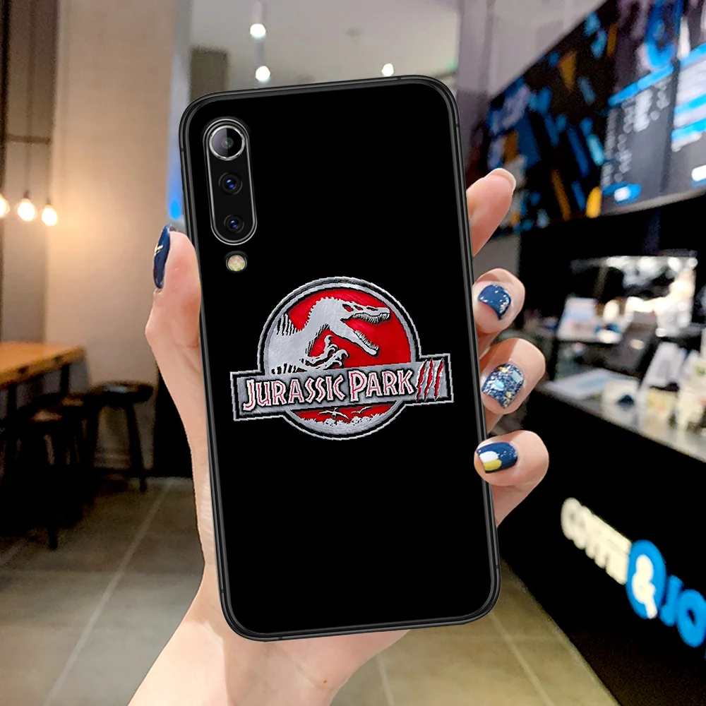Jurassic Dinozaver Park Primeru Telefon Za Xiaomi Mi Opomba 10 A3 9 MAX 3 A2 8 9 Lite Pro Ultra črni Etui Silikonski Odbijač Slikarstvo