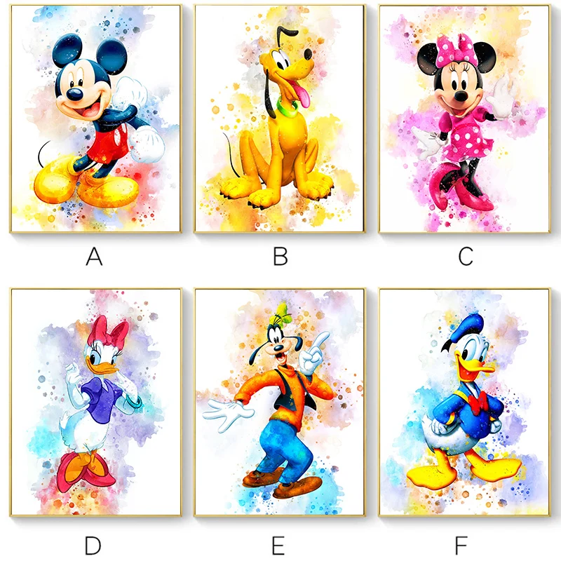 5D Diamond Slikarstvo Celoten Krog Disney Mickey mouse (Miška in jaka racman Diamond Vezenje Mozaik Slikarstvo Navzkrižno Šiv Kompleti za Darilo Otrok