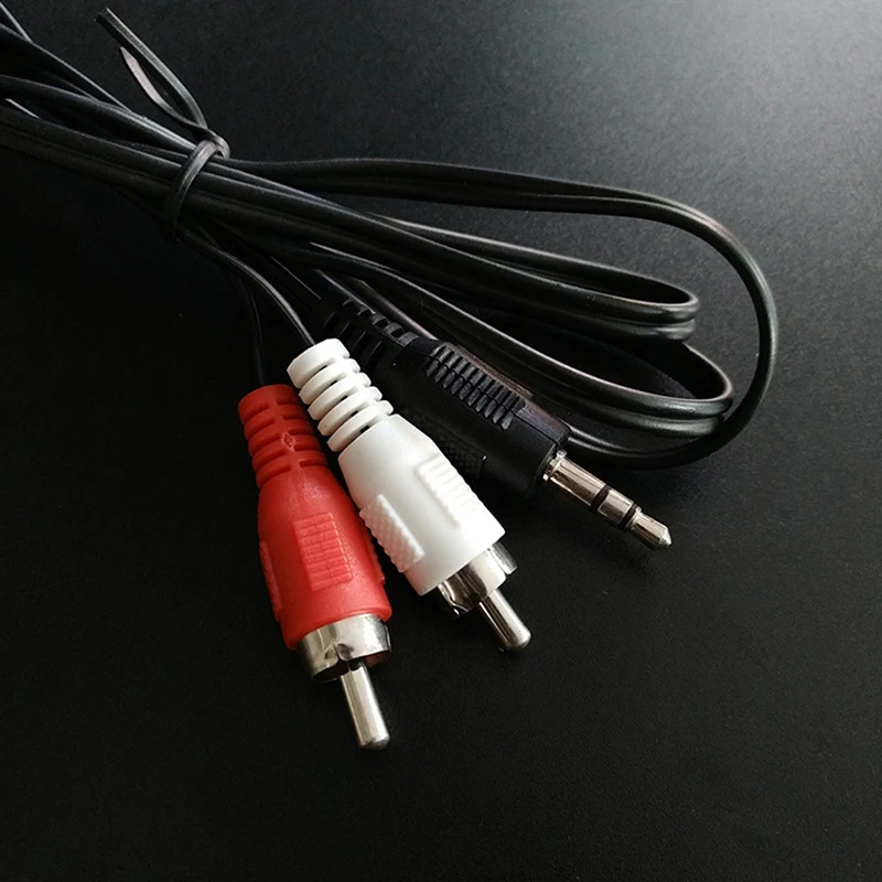3.9 Ft 3,5 mm Vtič Priključek Za Dvojno 2 RCA Moški Kabel, PC Stereo Audio Splitter Aux Na 2 RCA Audio Kabli 1,2 m