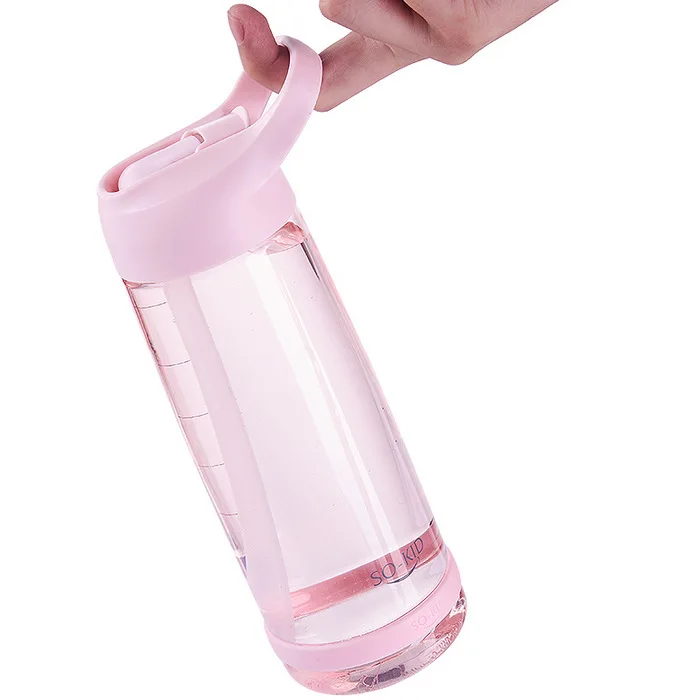 Zunanji Steklenico Vode s Slamo Šport Steklenice Puščanje Dokazilo Okolju prijaznih Otrok Šola S Pokrovom Pohodništvo, Kampiranje BPA Free Plastike