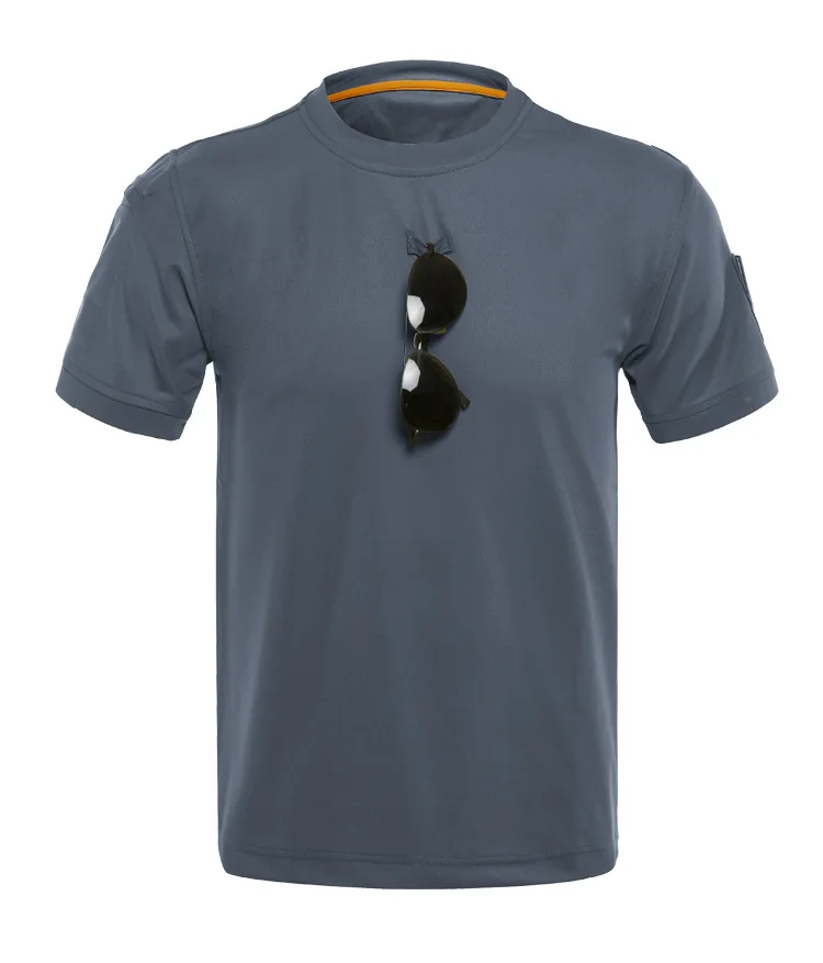 Poletje Vojaške T Shirt Športih Na Prostem, Quick Dry Majica Kratek Rokav Taktično River Srajce Pohodništvo Trening Tee Moški Priložnostne Vrhovi