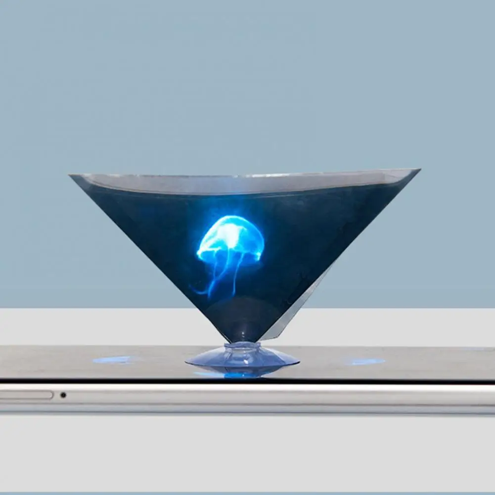 3D Hologram Piramida Zaslon Projektor Video Stojalo Univerzalno Za Pametni Mobilni Telefon DIY 3d holografska projekcija Dropshipping