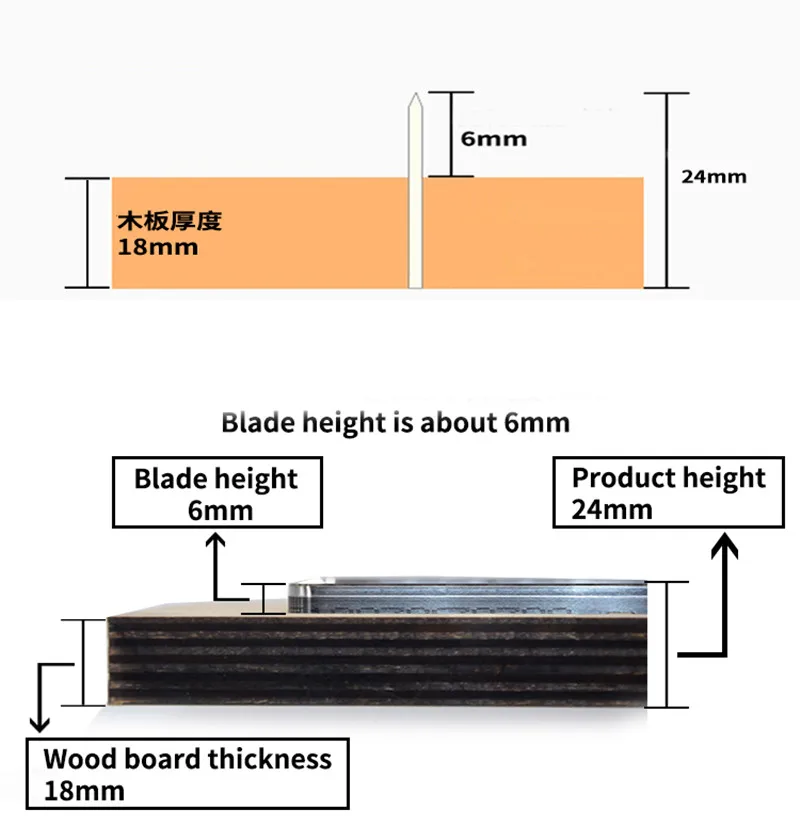 Japonska Jekla Rezilo Lesene Pravilo Die Dolgo Slog Denarnica Usnje Obrti Roko Udarec Orodje Cut Nož Plesni 200x95mm