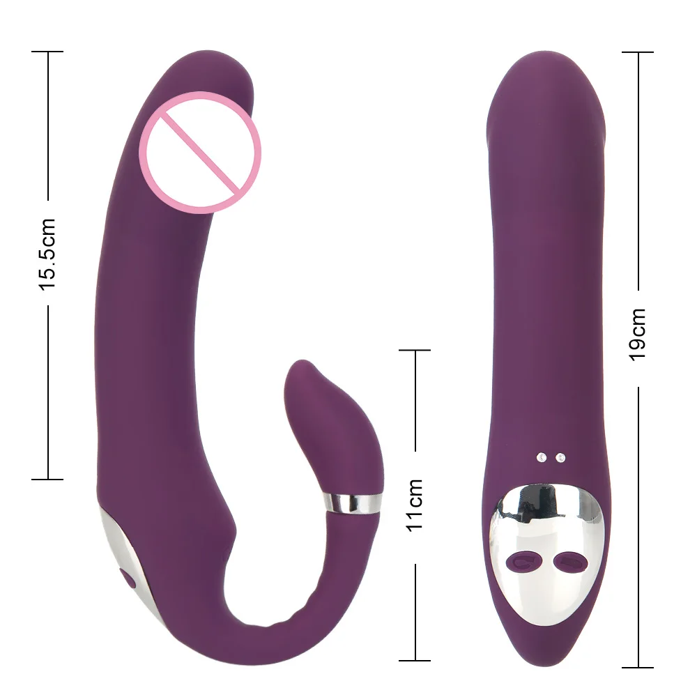 10 Hitrosti Ogrevanje Dildo, Vibrator za Odrasle Erotična G Spot Vagine, Klitoris Stimulator Dvojno Glavo Masturbator Analni Seks Igrače za Ženske