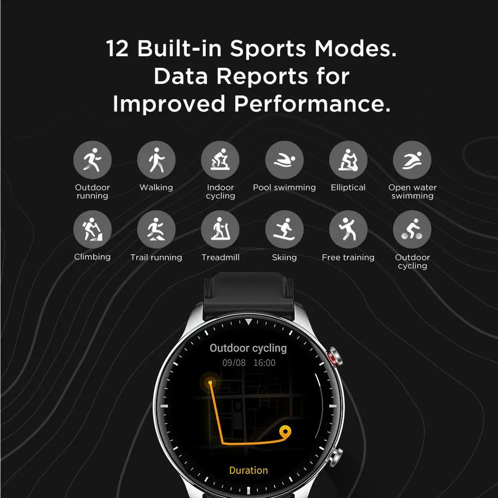 Xiaomi Mija Amazfit GTR 2 Smartwatch 14 Dni Baterije 5ATM Prepričani, Čas Nadzora Spanja Zaslon Smart Pazi Za Android iOS