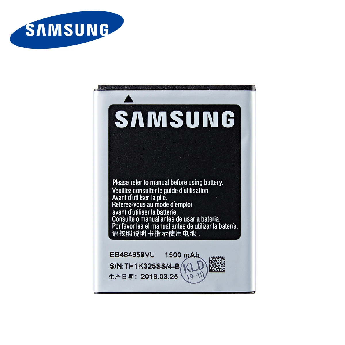 Originalni SAMSUNG EB484659VU EB484659VA EB484659YZ Baterija 1500mAh Za Samsung Galaxy W T759 i8150 GT-S8600 S5820 I8350 I519 S5690