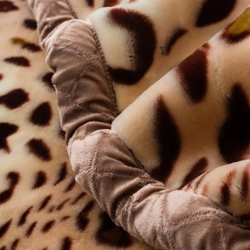 Leopard Odejo, Fine Posteljnina, Doma Dekoracijo Odejo, Pozimi Toploto, Sherpa Plišastih Tiskanje Bedspread Odeja