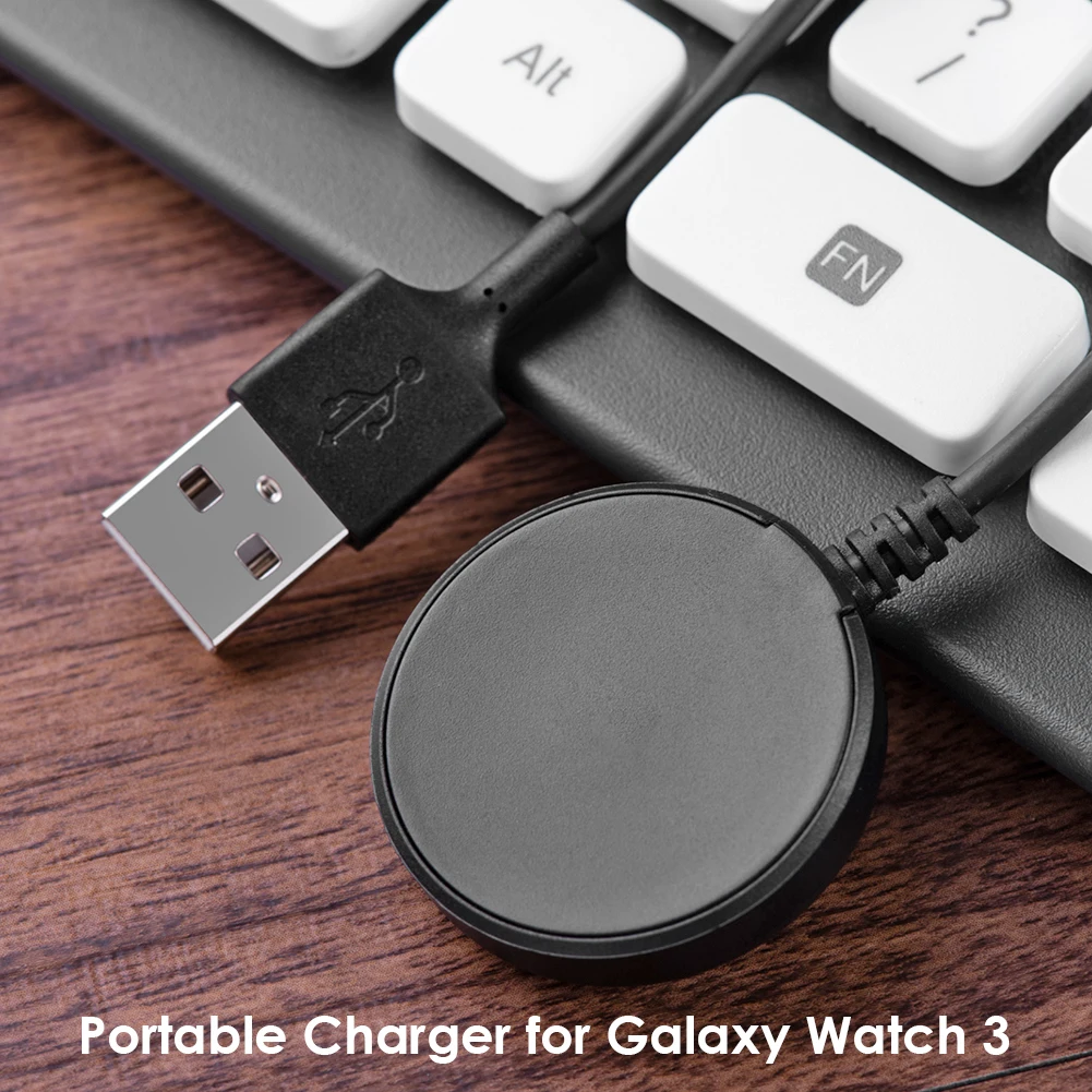 Brezžično Polnjenje Dock Kabel za Samsung Galaxy Watch 3 Aktivna 1 2 Pametno gledati USB napajalnik Stojalo Adapter 1m Kabel Polnilnika