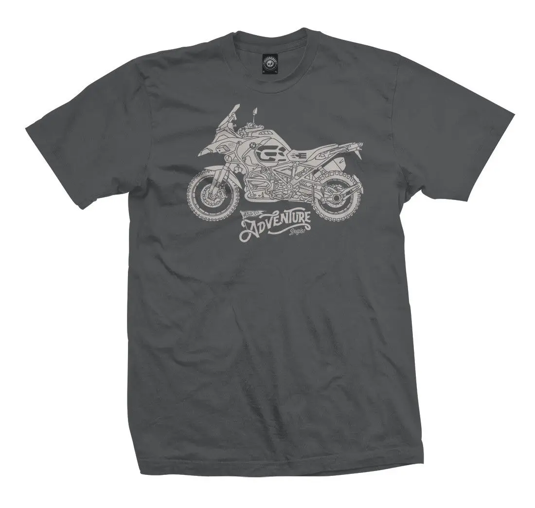 2019 Vroče Prodaje Bombaža T-Shirt Gs 1300 1250 Enduro Motocikla Avanturo Rally Motocikel Rally Tee Majice