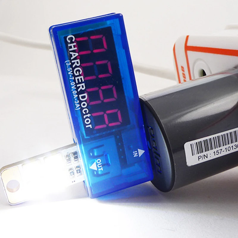 Mini Prenosni 0.91 palčni Zaslon USB Zmogljivosti Detektor Tester Multimeter Meter Zaslon