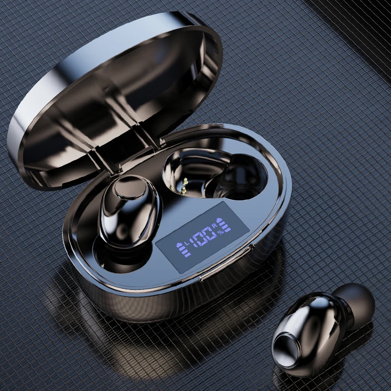 TWS Brezžična tehnologija Bluetooth 5.1 Slušalke LED Zaslon V Uho Slušalke Športne Vodotesne Slušalke HI-fi Stereo Slušalke Z Mikrofonom