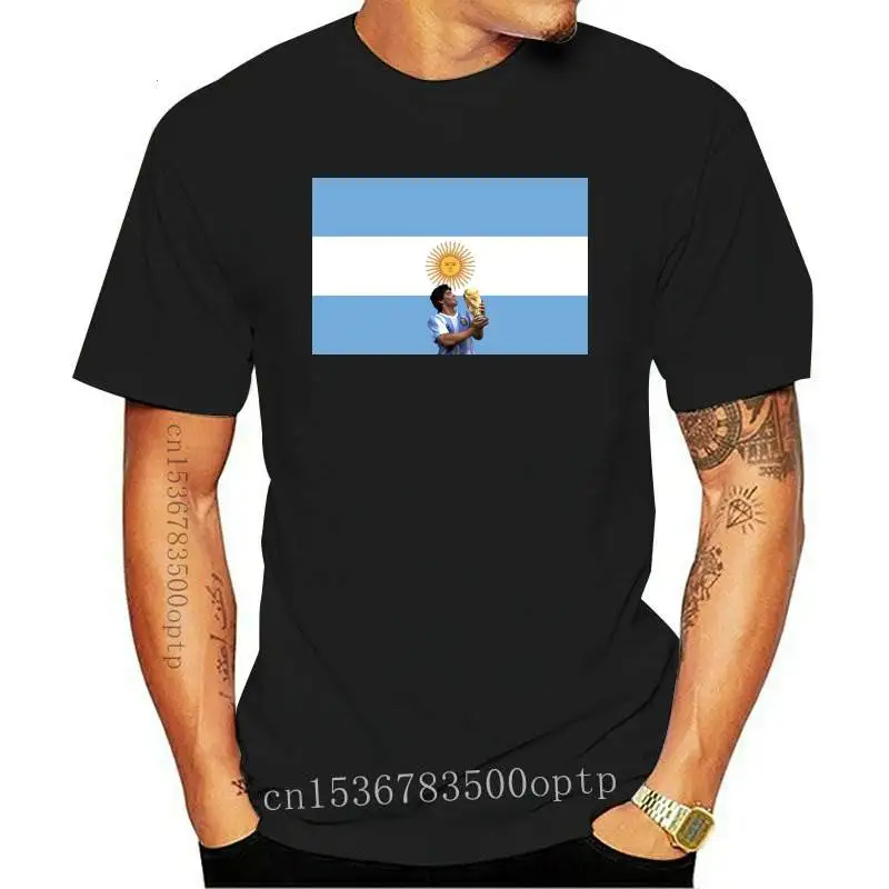 Argentina Nove T-Shirt Državi Zastavo Vrh Zemljevid Mesta Diego Maradona nogomet Nogomet Nogomet Kul Priložnostne ponos majica s kratkimi rokavi moški Unisex