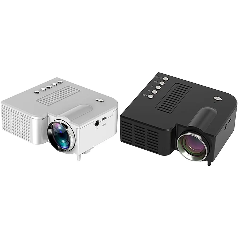 UC28 1080P Domači Kino, Film, Video Projektor LED Mini Projektor Video Projektor Podporo 4K Video U Disk TF Kartice STB