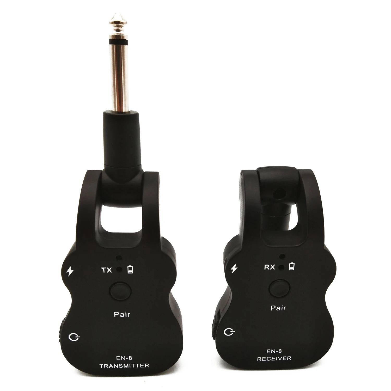 UHF Brezžični Audio Oddajnik Sprejemnik Sistem USB Polnilne Pick Up za Električno Kitaro, Bas kitaro pribor