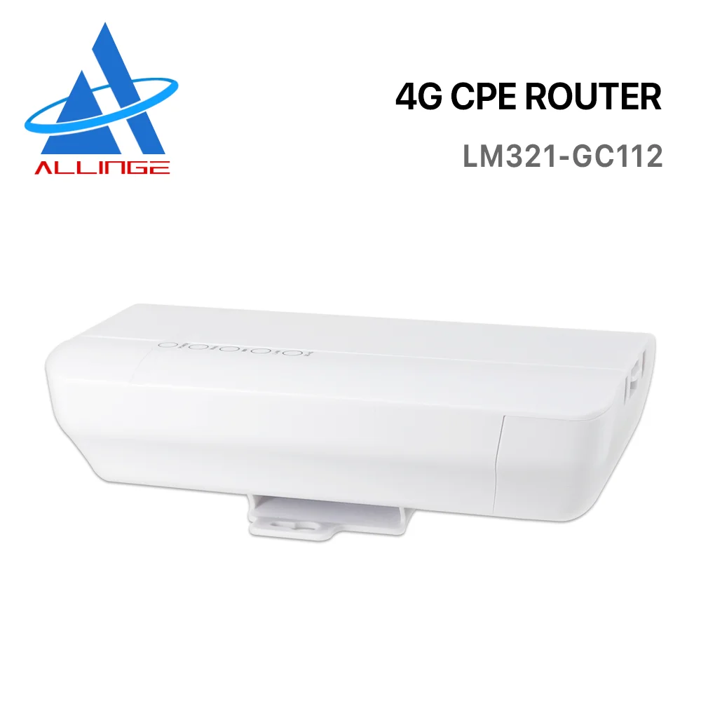 ALLINGE Odklenjena Cat6 300mbps 4G CPE Brezžični Wifi Router Openwrt Reža za Kartico SIM tipka za Dolge razdalje, Wifi Nepremočljiva Prostem WAN-LAN Modem