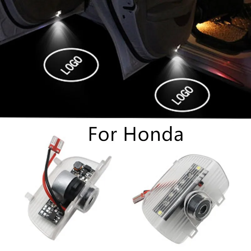 Avto LED Vrata Duha Shadow Projektor Dobrodošli Lahka 3D Laser Logotip Lučka za Honda Odyssey NOVO Soglasju Elysion CR-Z Staro Spirior