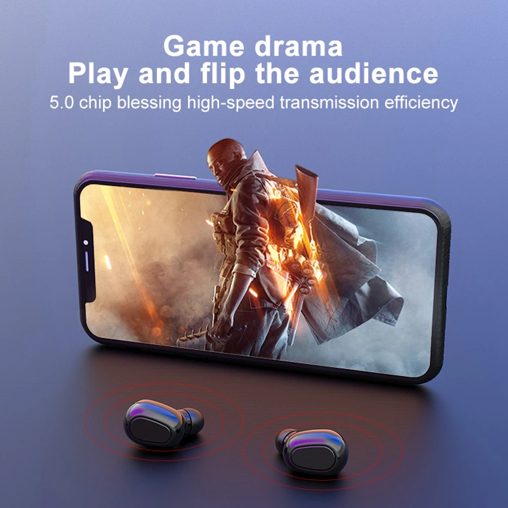 Brezžične Slušalke Bluetooth 5.0 L21 TWS Brezžične Bluetooth Slušalke z Polnjenjem Primeru Polje za iPhone za Huawei za Xiaomi