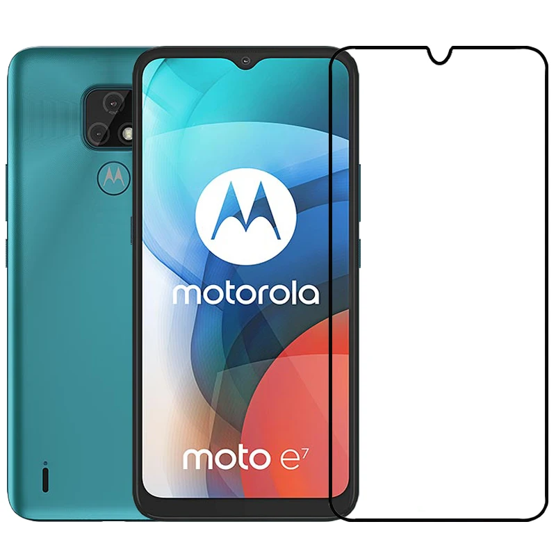 Polno Kritje Zaslon Protektorstvo Za Motorola Moto E7 Nič Dokaz Zaščitno Folijo Kaljeno Steklo Za Motorola Moto E7