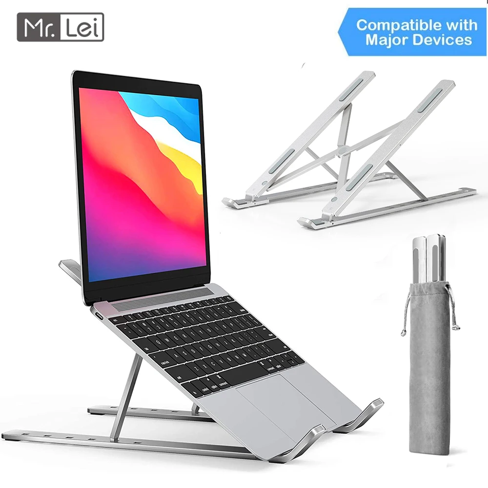 G. Lei Stojalo za Prenosni računalnik MacBook Air Pro Zložljive Notebook Stand Aluminijeve Zlitine Tablet Stojalo, Nosilec za Prenosni računalnik Držalo za MacBook