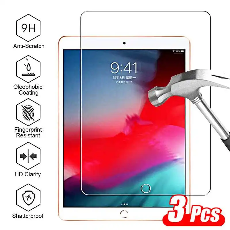 3 Kos Kaljeno Steklo Screen Protector Za iPad Mini 5 2019 4 3 2 Tableta Stekla