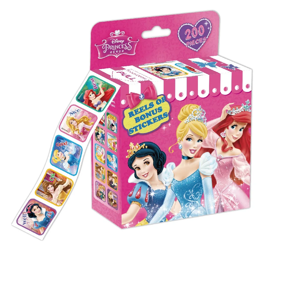 200Pcs/Box Disney Risanke Nalepke Zamrznjeno 2 Elsa Ana Princesa Sofija Nalepke Dekle, Otroci, Otrok, Učitelj Nagrado Igrače Darilo