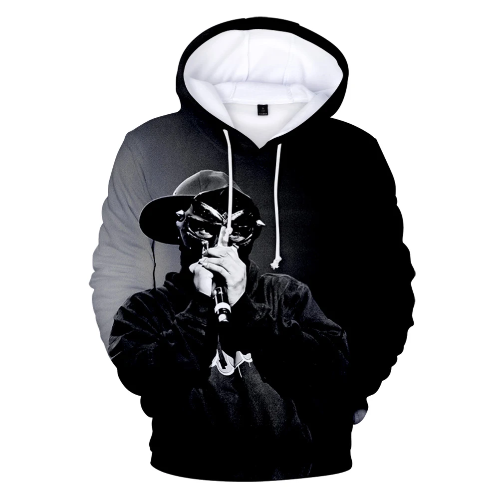 Novo R. jaz.p mf doom hoodie 3d long sleeve majica moški ženske trenirko ameriški rapper Trenirke harajuku fant, otroci, oblačila